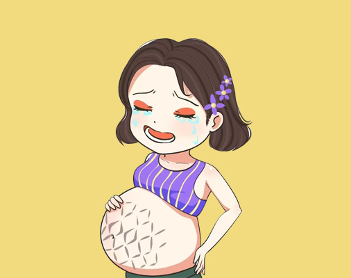 鱼纹型妊娠纹